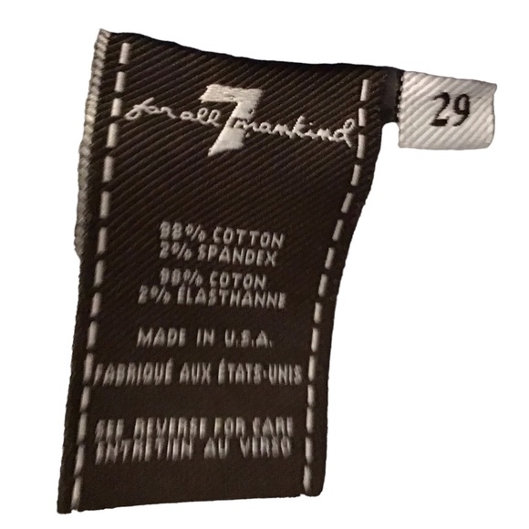 7 For All Mankind A-Pocket boot cut jean, size 29 - Picture 7 of 12